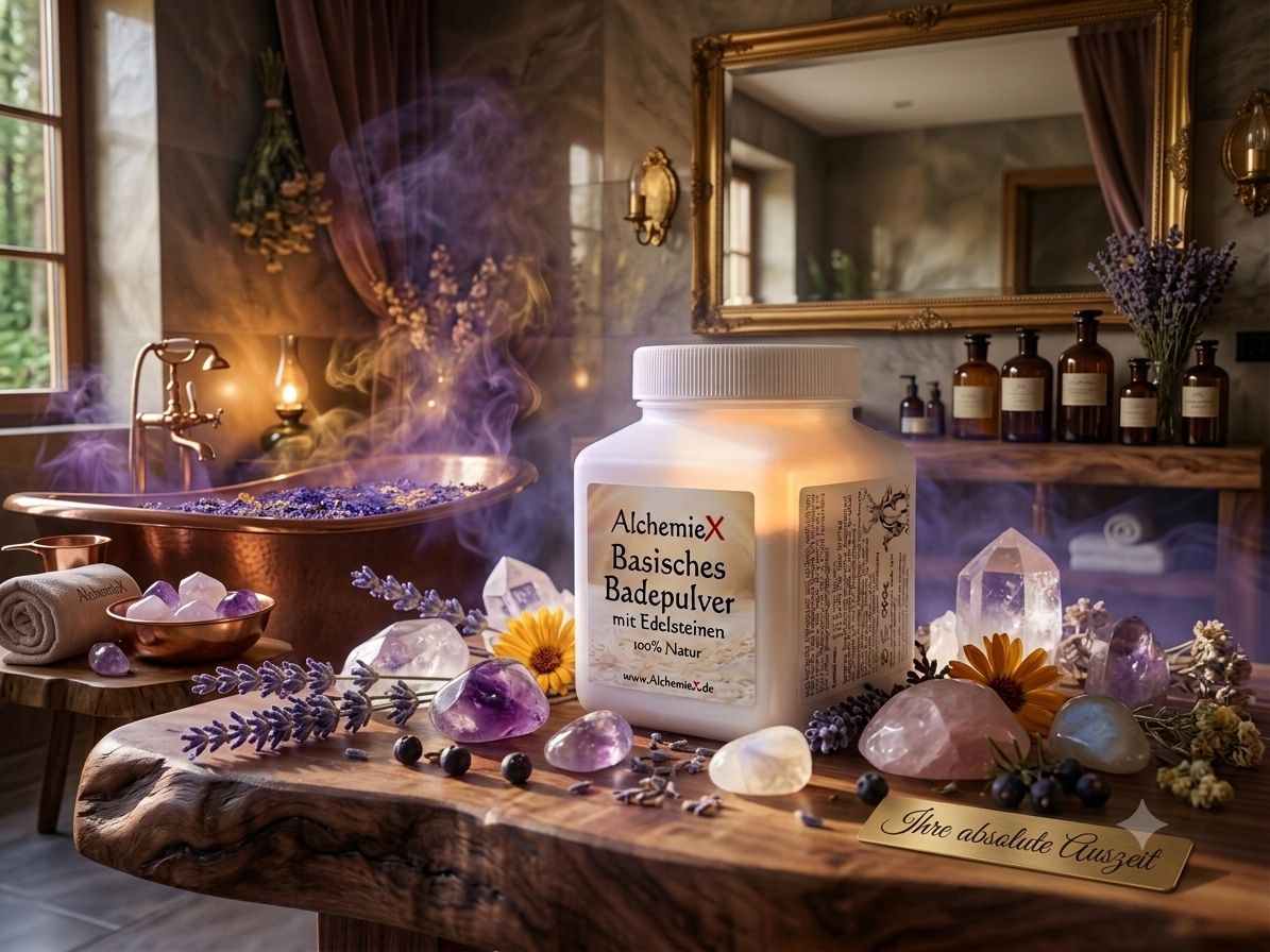 AlchemieX Edelstein-Basenbad Produktvisual