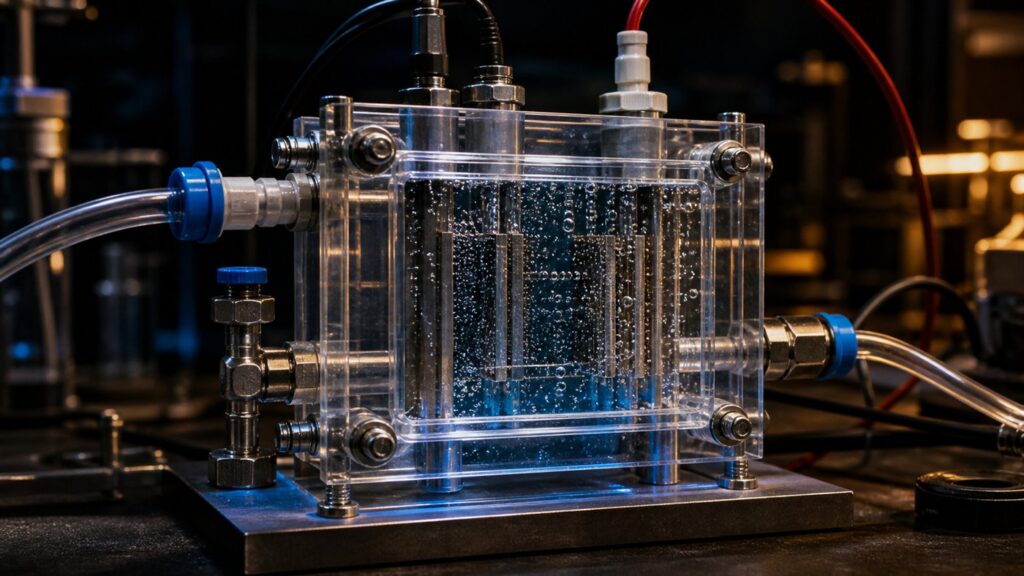 Experimenteller Aufbau einer HHO Wasserstoffzelle